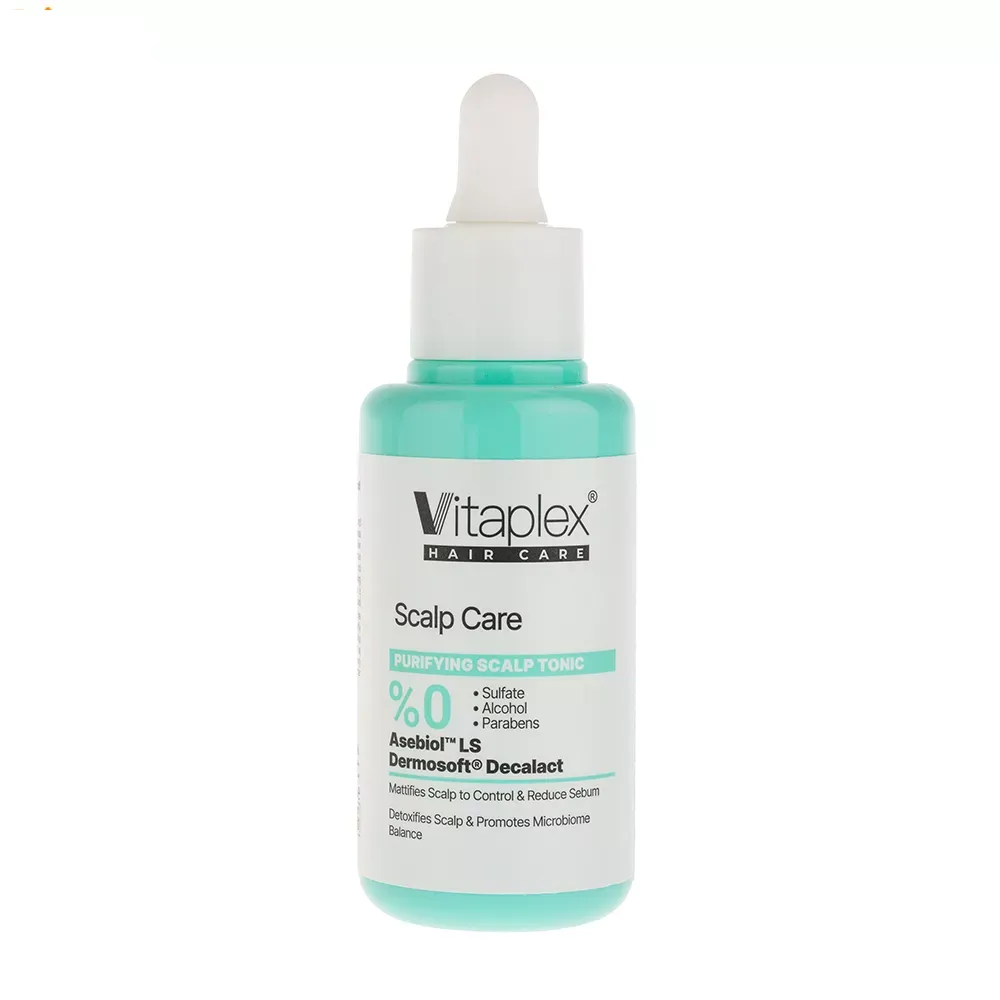 تونیک مو ویتاپلکس مدل Scalp Care کنترل کننده چربی و ضد شوره کف سر حجم 100 میلی‌لیتر