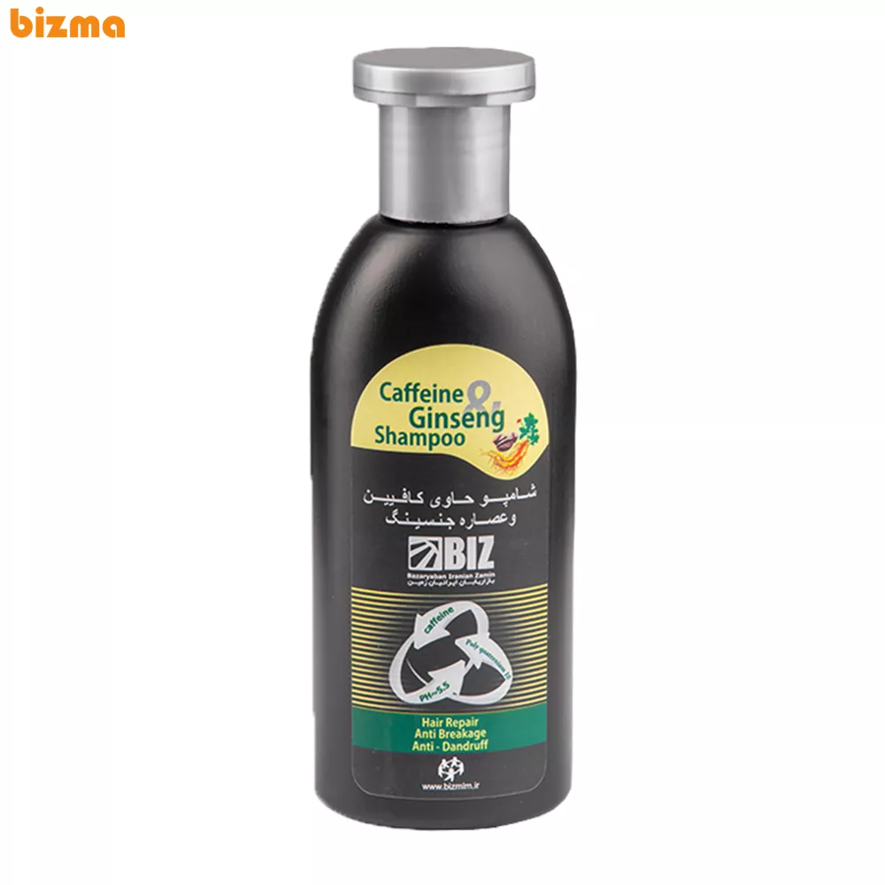 شامپو کافئین و عصاره جنسینگ بیز وزن 300 گرم
