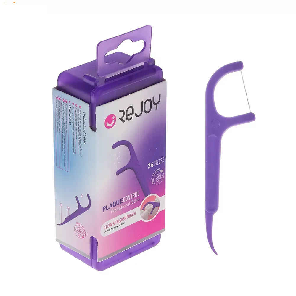 نخ دندان کمانی ریجوی مدل Plaque Control بسته 24 عددی