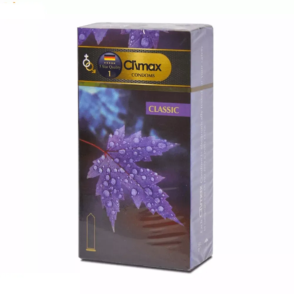 کاندوم ساده کلایمکس مدل Classic بسته 12 عددی