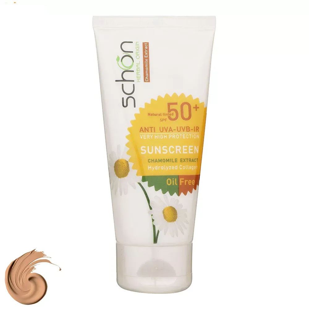 کرم ضد آفتاب بی‌رنگ شون با SPF50 مناسب پوست خشک حجم 50 میلی لیتر