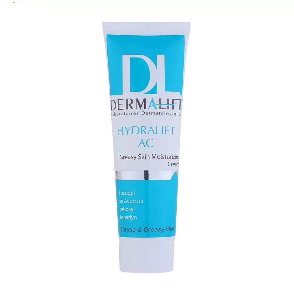 کرم مرطوب‌کننده درمالیفت مدل Hydralift AC Cream مناسب پوست‌ چرب حجم 50 میلی‌لیتر